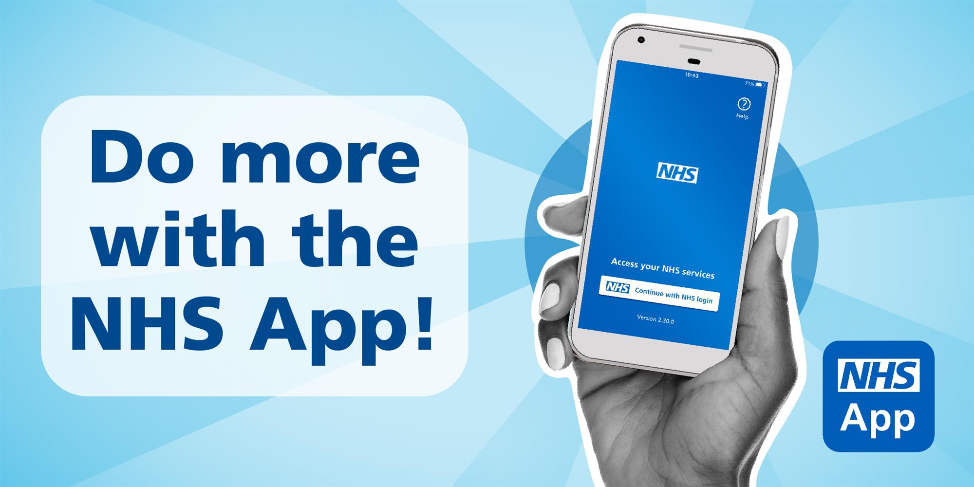 Do more with the NHS App